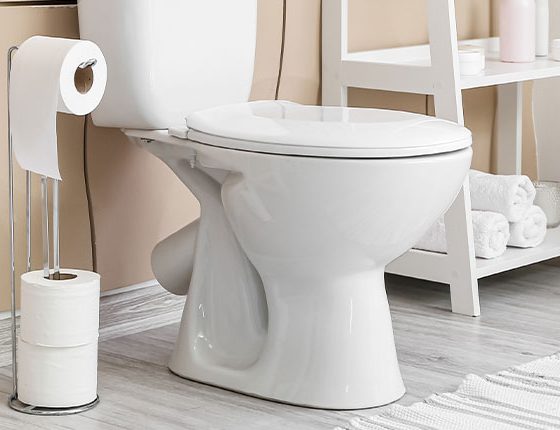 Was tun bei dunkel verfärbten Toilettenrohren?